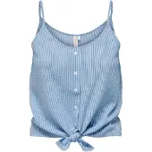 ONLY Haut 'Lecey' bleu / blanc