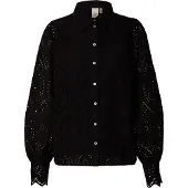 Y.A.S Holi Long Sleeve Shirt Noir S Femme