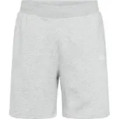 New Era Pantalon gris chiné / blanc