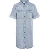 Noisy May Robe-chemise 'NMNEW SIGNE' bleu denim