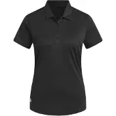Adidas T-shirt fonctionnel 'Women's Solid Performance Short Sleeve Polo' noir