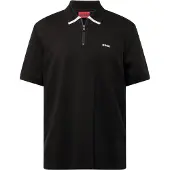 HUGO Dalomino 10257070 Short Sleeve Polo Noir L Homme