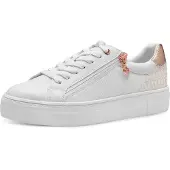 Tamaris Baskets basses or / blanc