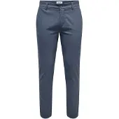 Only & Sons Pantalon chino 'ONSMark Pete' bleu