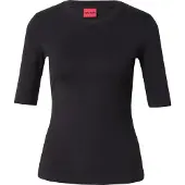 HUGO T-shirt 'Darnelia' noir / blanc