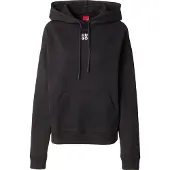 HUGO Sweat-shirt 'Delfinia' noir / blanc