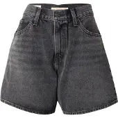 Levi's Jean 'High Baggy Short' noir denim