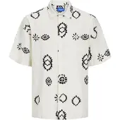 Jack & Jones Chemise 'JORNoto' noir / blanc naturel