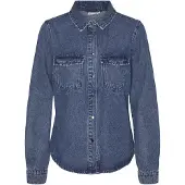 Vero Moda Chemisier 'VMJennie' bleu denim