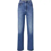Levi's Jean 'Ribcage Straight Ankle' bleu denim
