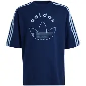 Adidas T-Shirt 'Adibreak' bleu marine / bleu clair