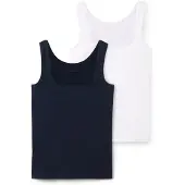 Tom Tailor Haut bleu marine / blanc