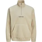 Jack & Jones Pull-over 'JORVesterbro' beige / noir