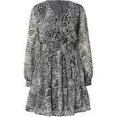 ONLY Robe 'ONLRIA' gris clair / noir