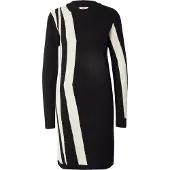 Object Robes en maille 'OBJRay' beige / noir