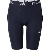 Adidas Pantalon de sport 'TECHFIT Compression Training Short' bleu nuit / blanc