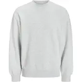 Jack & Jones Sweat-shirt 'JJECharge' blanc chiné