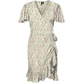 Vero Moda Robe 'Emma' jaune pastel / menthe / rose / blanc