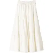 Bershka Jupe beige clair