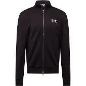 EA7 Veste de survêtement noir / blanc