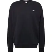 Nike Sweat-shirt 'CLUB FT' noir / blanc
