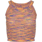 Pieces Tops en tricot 'KERA' bleu / mandarine / pêche