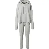 Hummel Survêtement 'ELEMENTAL' gris chiné / blanc