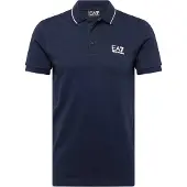 Emporio Armani T-Shirt 'Core Identity' bleu marine / blanc