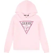 GUESS Sweat-shirt rose / rose foncé / noir