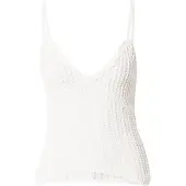 LENI KLUM x ABOUT YOU Tops en tricot 'Liv' blanc cassé
