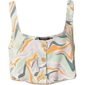 Nasty Gal Haut menthe / vert foncé / violet pastel / orange / blanc