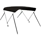 vidaXL 2-Bow Bimini Top Noir 150x120x110 cm