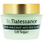 Natessance Crème de Nuit Anti-Âge Globale Bio Lift’Argan 50 ml Crème Pour La Peau