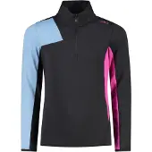 CMP 34l4795 Half Zip Sweatshirt Noir 16 Years Garçon