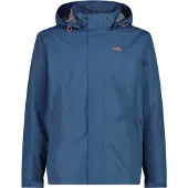 CMP Veste pour homme à capuche boutonnée 39X7367 bleu 56 - M951 bleu acier