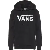 Vans Pull Vans Womens Drop V Logo Hoodie Black-XS