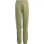Adidas Tiberio 3 Stripes Colorblock Fleece Joggers Vert 15-16 Years Enfants