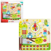 Woomax Jouet Educatif Bois Hiboux