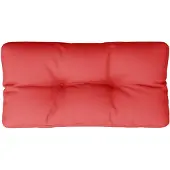 vidaXL Coussin de palette rouge 70x40x12 cm tissu