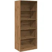 vidaXL Armoire Artisan-Chêne 80x50x200 cm Bois composite