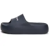 Tommy Hilfiger Tommy Jeans Tjw Chunky Flatform Slid Couleur Bleu