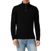 Schott NYC Homme Ploutrider4 Pull Sweater, Noir, L EU