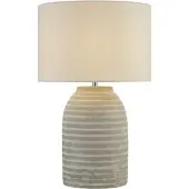 Searchlight Lampe de table Tablu crème