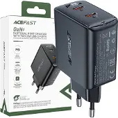 Acefast Chargeur rapide Gan 35W Pd 2X Usb C A49 - Noir