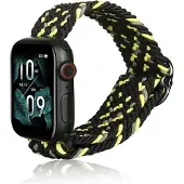 Beline Volume (Textile), Sangles de montre, Vert, Noir
