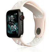 Beline pasek Apple Watch Sport Silicone 42444549mm rozowy rose (Silicone), Sangles de montre, Pink, Rose