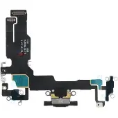 OEM Consumables! Charging flex USB for IPHONE 15 black (Apple iPhone 15), Pièces de rechange pour appareils mobiles, Noir