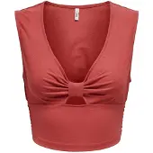 ONLY Haut 'Jany' rouge rouille