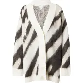 Warehouse Cardigan beige / marron / blanc