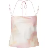 LENI KLUM x ABOUT YOU Haut 'Mira' beige / écru / rosé